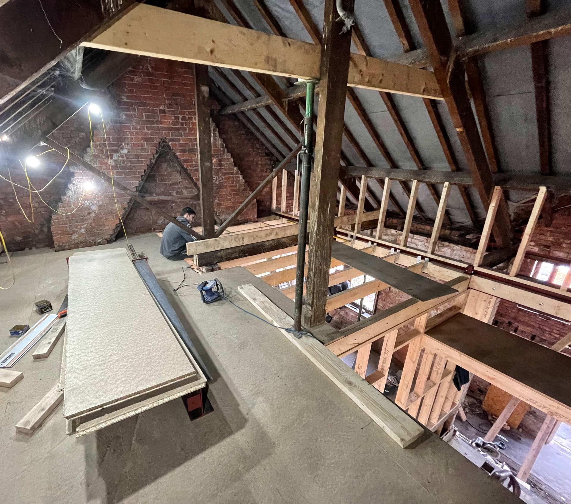 Loft Steels & Floor Build-Up
